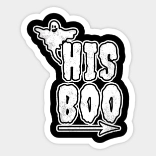 His Boo Sticker